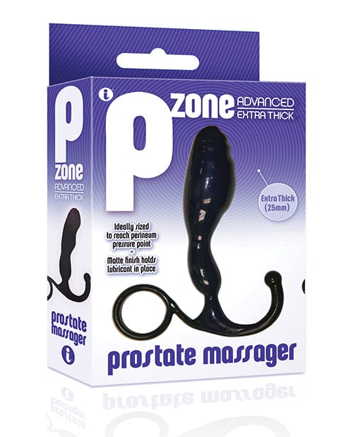 The 9s P Zone Advanced 25mm thick black prostate massager