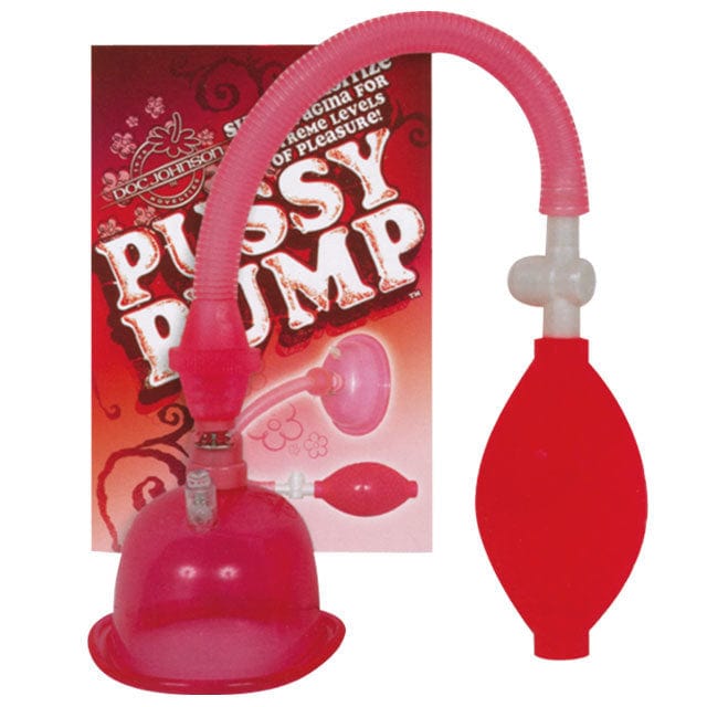 Doc Johnson vulva pump with quick-release valve and hose