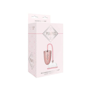 Pumps - Nipple Rechargeable Pussy Pump - Pink