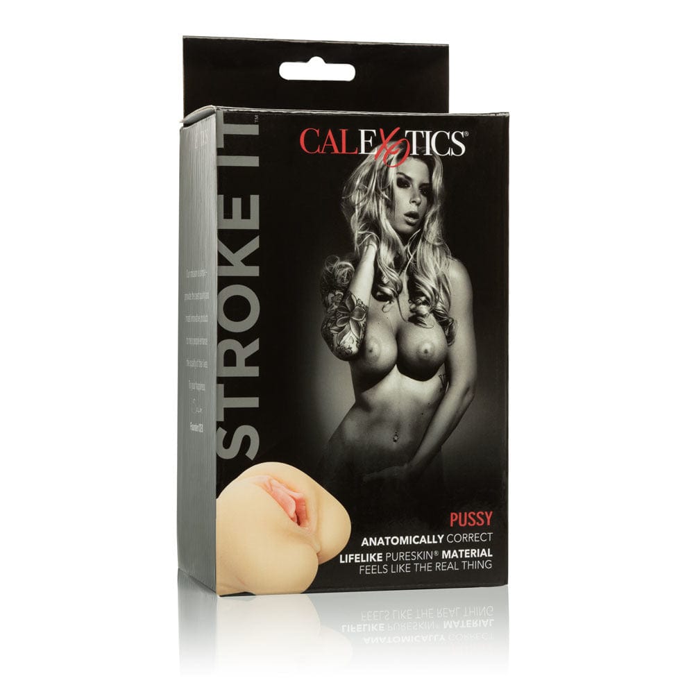 Pussy Masturbators CalExotics Stroke It Soft Textured Stroker - Ivory