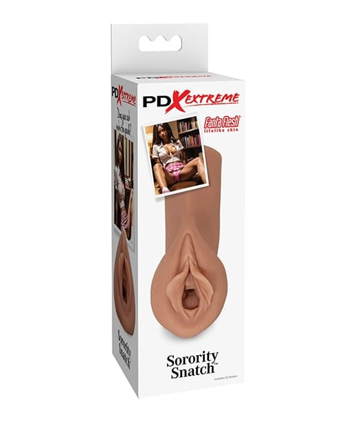 Pussy Shaped Masturbators PDX Extreme Sorority Snatch - Brown