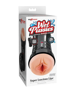 Pussy Shaped Masturbators PDX Extreme Wet Pussies Super Luscious Lips Stroker - Light