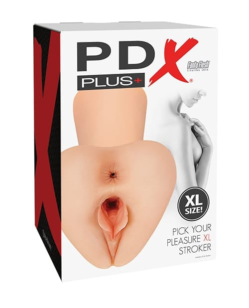 Pussy Shaped Masturbators PDX Plus Pick Your Pleasure Pussy Stroker - XL Light