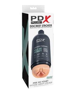 Pussy Shaped Masturbators PDX Plus Shower Therapy Milk Me Honey - Light