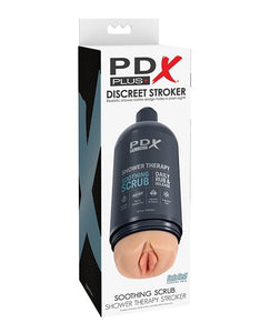 Pussy Shaped Masturbators PDX Plus Shower Therapy Soothing Scrub - Light