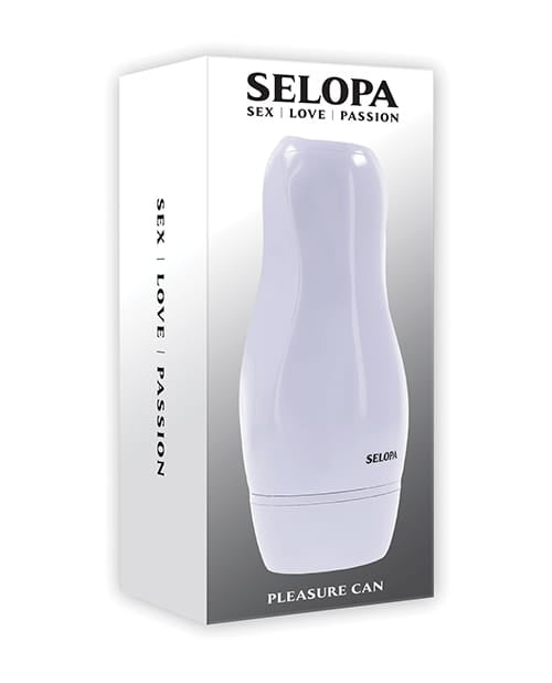 Pussy Shaped Masturbators Selopa Pleasure Can Stroker - White