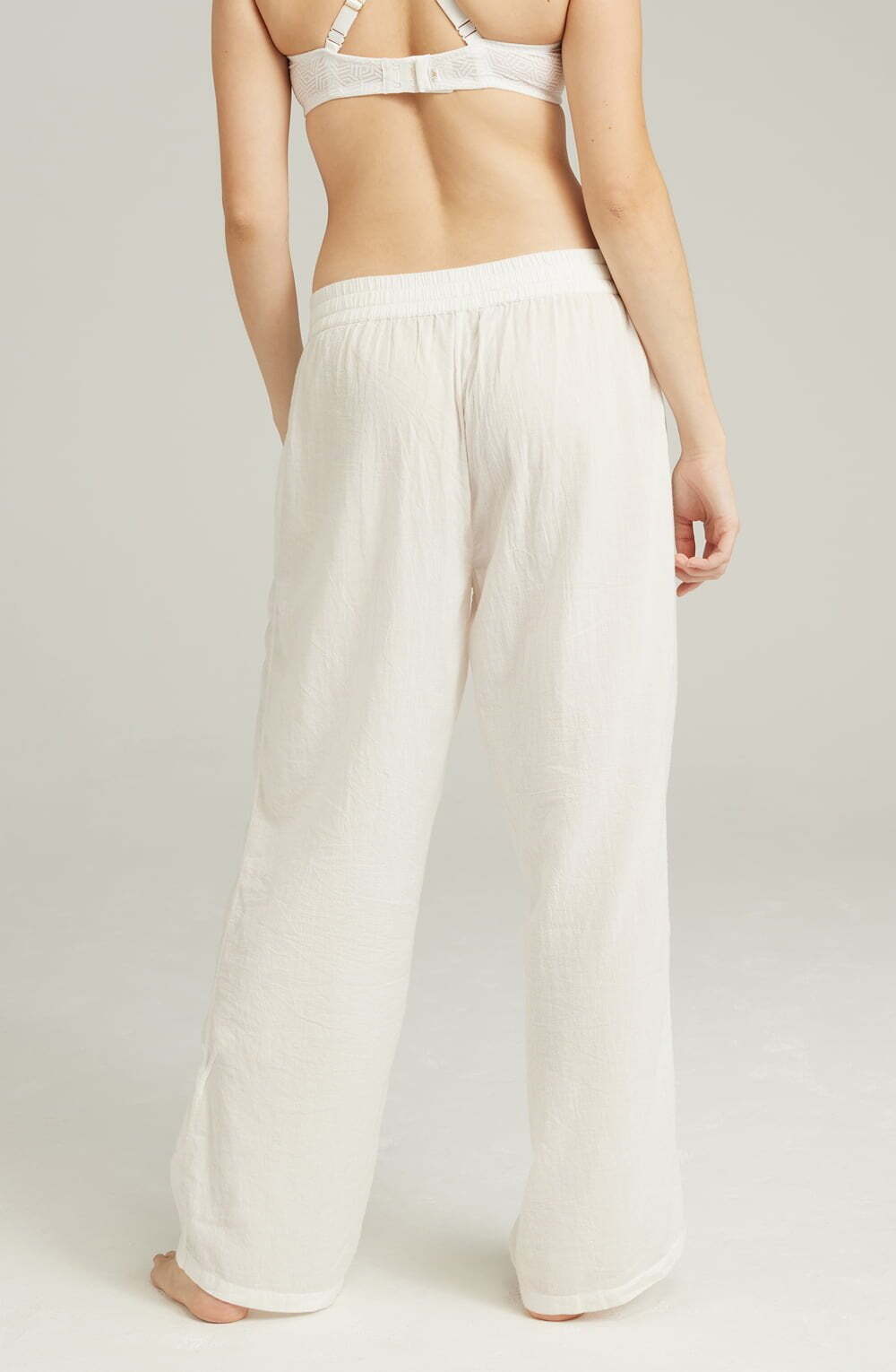 Pyjamas The Classic Trouser Organic Cotton White