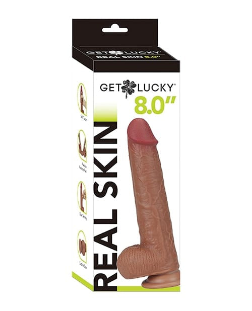 Realistic Get Lucky 8.0" Real Skin Series - Light Brown