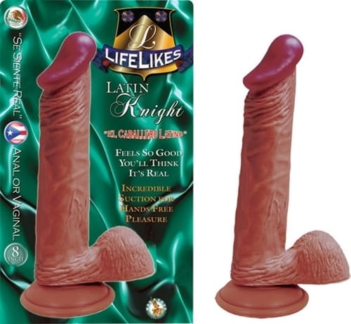 Realistic Looking Cocks Lifelike Latin Knight 8 Inch
