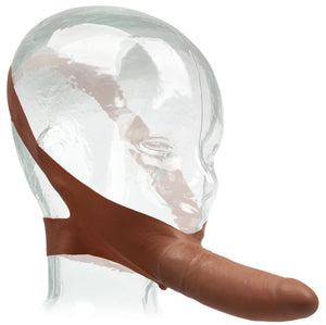 Realistic Looking Cocks The Original Accommodator Latex Dong - Brown