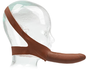 Realistic Looking Cocks The Original Accommodator Latex Dong - Brown