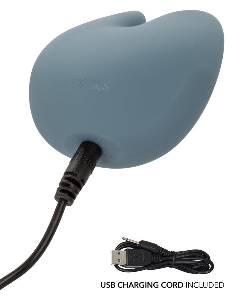 Rechargable Mod Curve Dual Vibrating Teaser - Blue