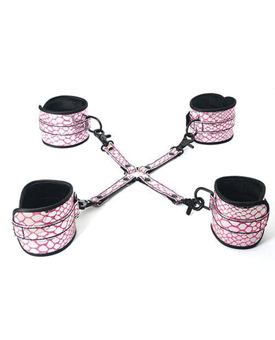 Spartacus Wrist & Ankle Hog Tie Restraint Set – Pink