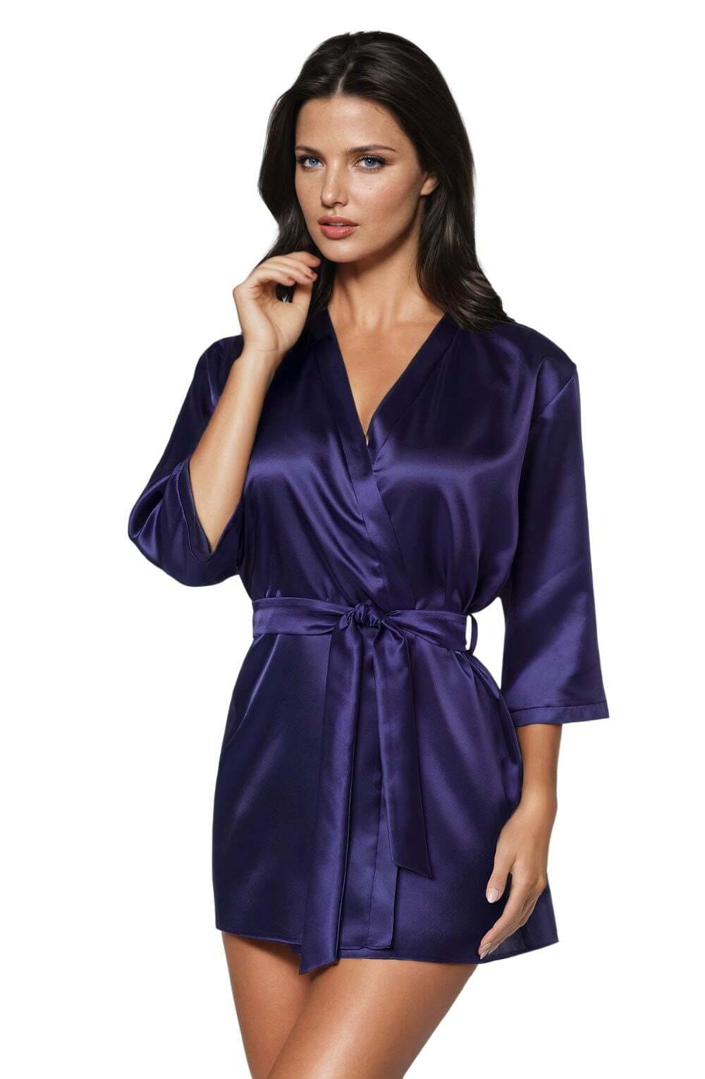 Robes Irall Aria Dressing Gown Navy