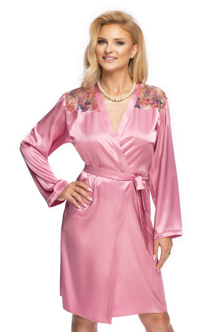Robes Irall Shelby Dressing Gown Dusty Rose
