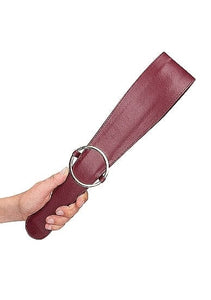Sextoys for Couples OUCH HALO BELT FLOGGER BURGUNDY