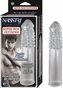 Sextoys for Men Nassty collection super dick extender clear