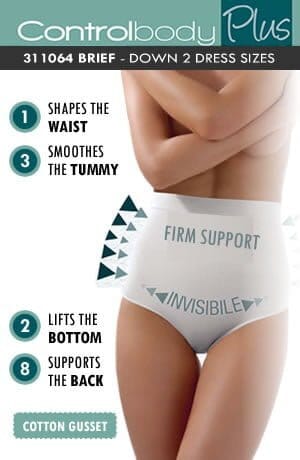 Shapewear Control Body 311064 Shaping Brief Bianco