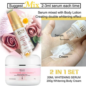 Skin Care AILKE Vitamin C Cream, Hydration & Brightening Lotion, Improve Dull Skin, Clean Skin, Glowing Beauty Face & Body Care