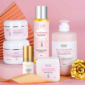 Skin Care AILKE Vitamin C Cream, Hydration & Brightening Lotion, Improve Dull Skin, Clean Skin, Glowing Beauty Face & Body Care