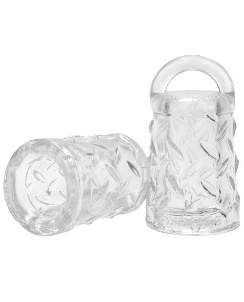 OXBALLS Gripper clear flexible nipple suction cups two pack