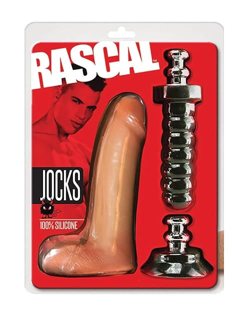 Suction Cup Rascal 8" Cock w/Rammer & Suction
