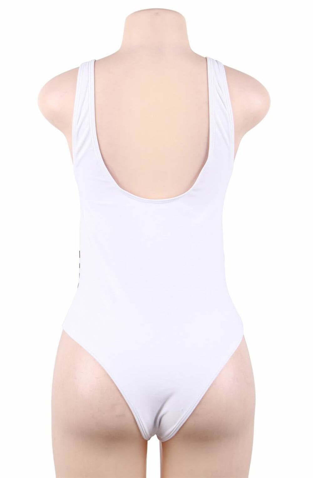 Swimwear YesX YX962 One Piece Swimsuit White