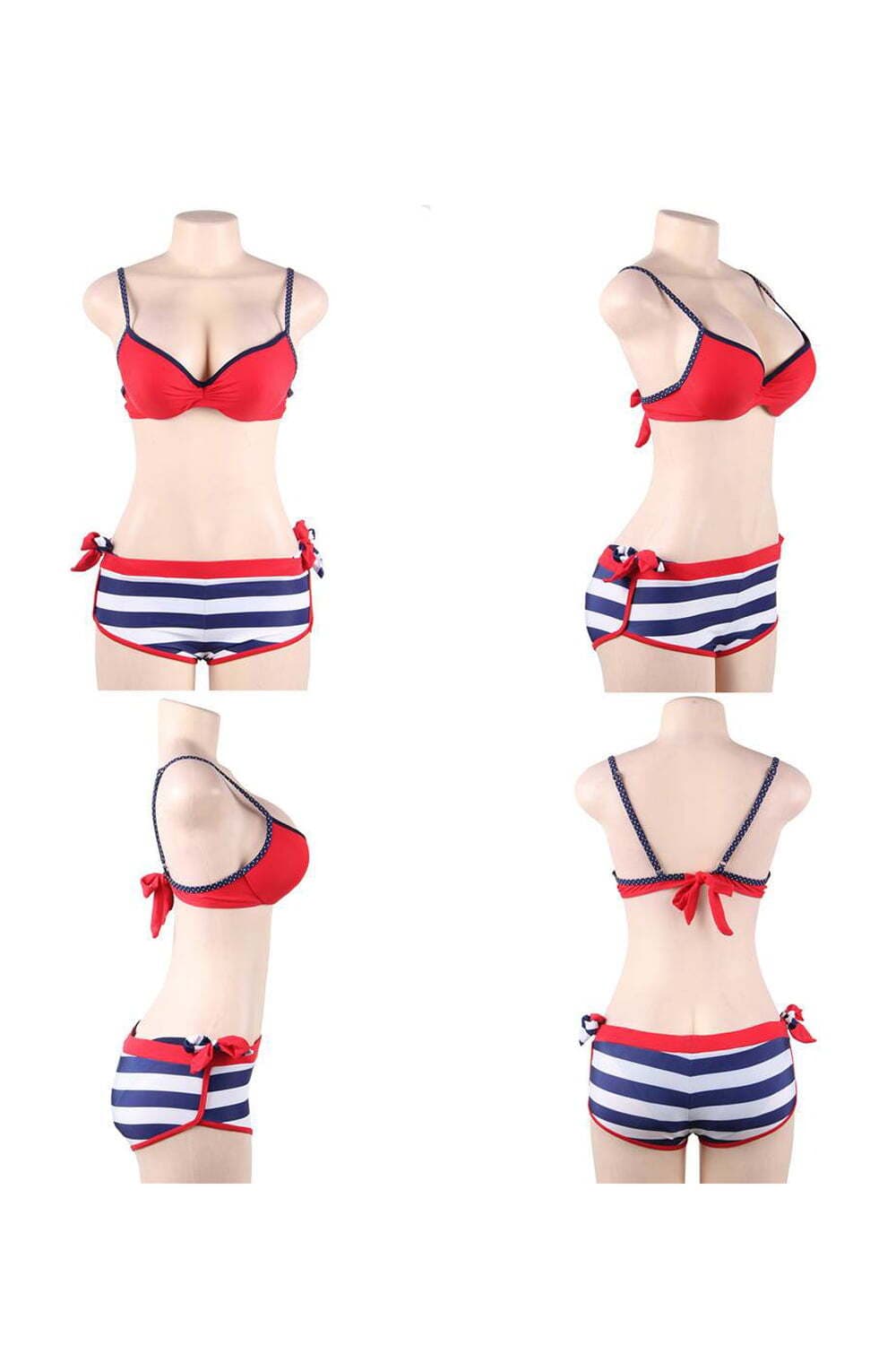 Swimwear YesX YX964 Bikini 3 Piece Set Red