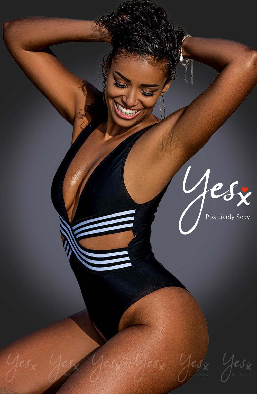 Swimwear YesX YX980 One Piece Swimsuit Black
