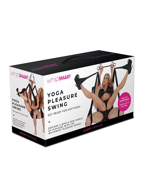 WhipSmart Yoga black pleasure swing with fabric support straps