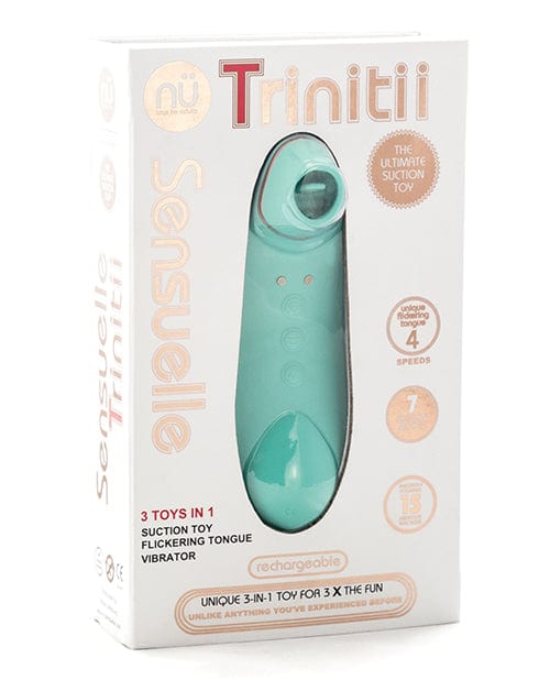Tongue Toys Nu Sensuelle Trinitii Tongue Vibe - Electric Blue