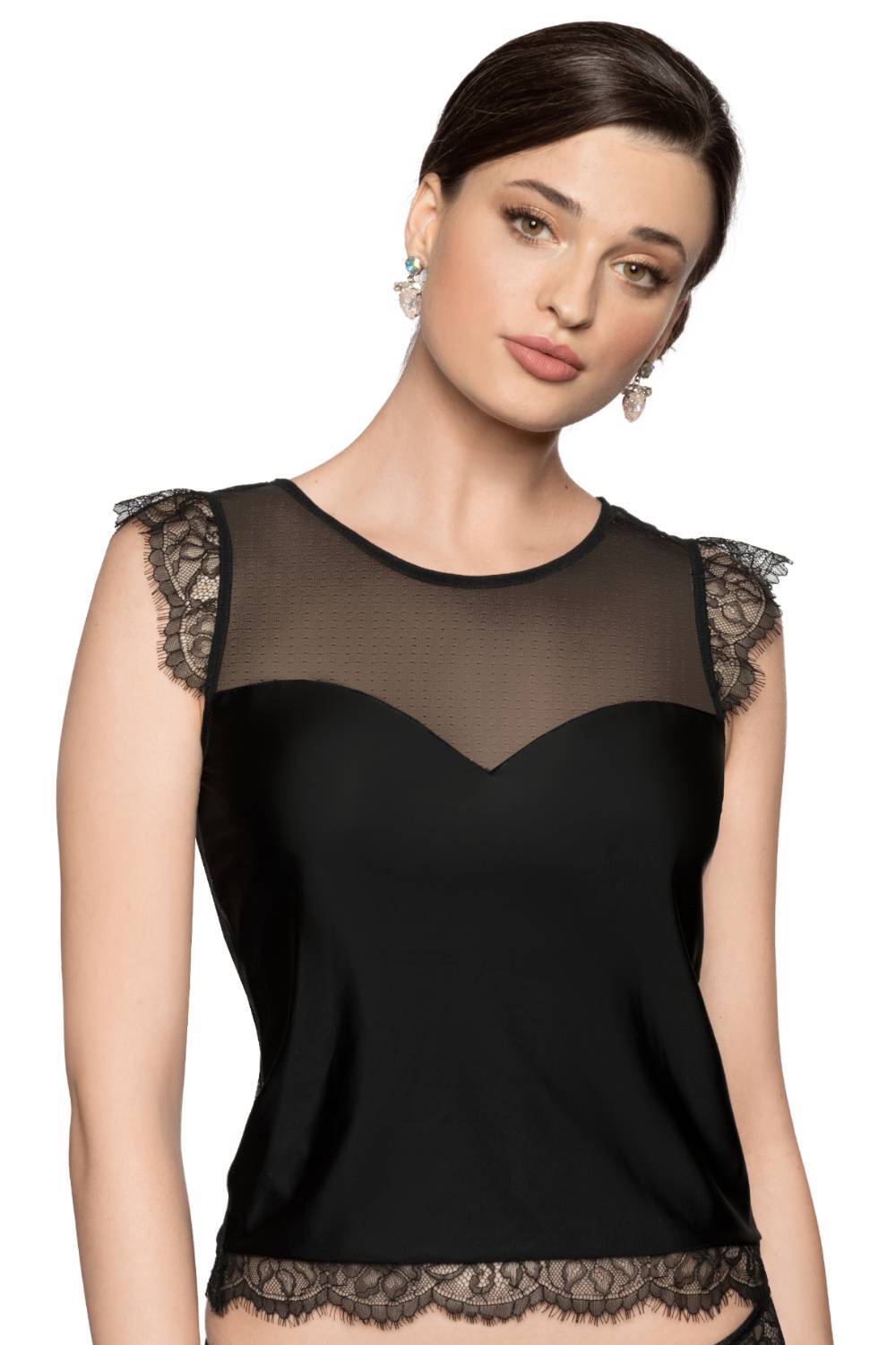 Tops Roza Erii Black SHIRT