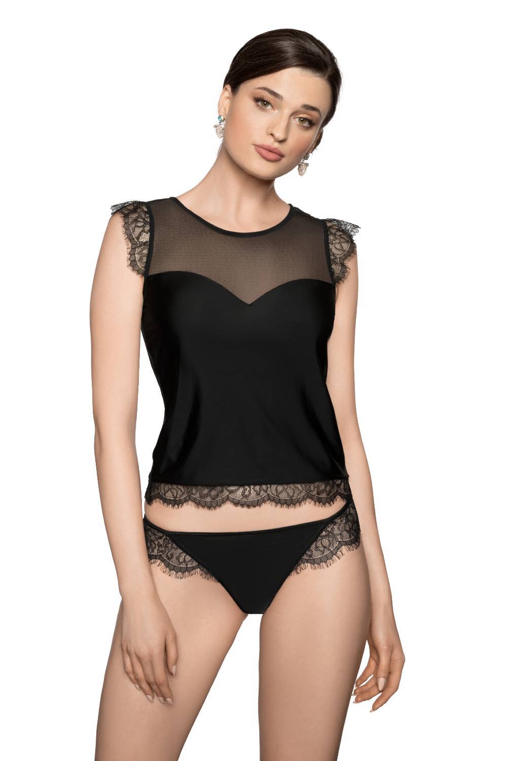 Tops Roza Erii Black SHIRT