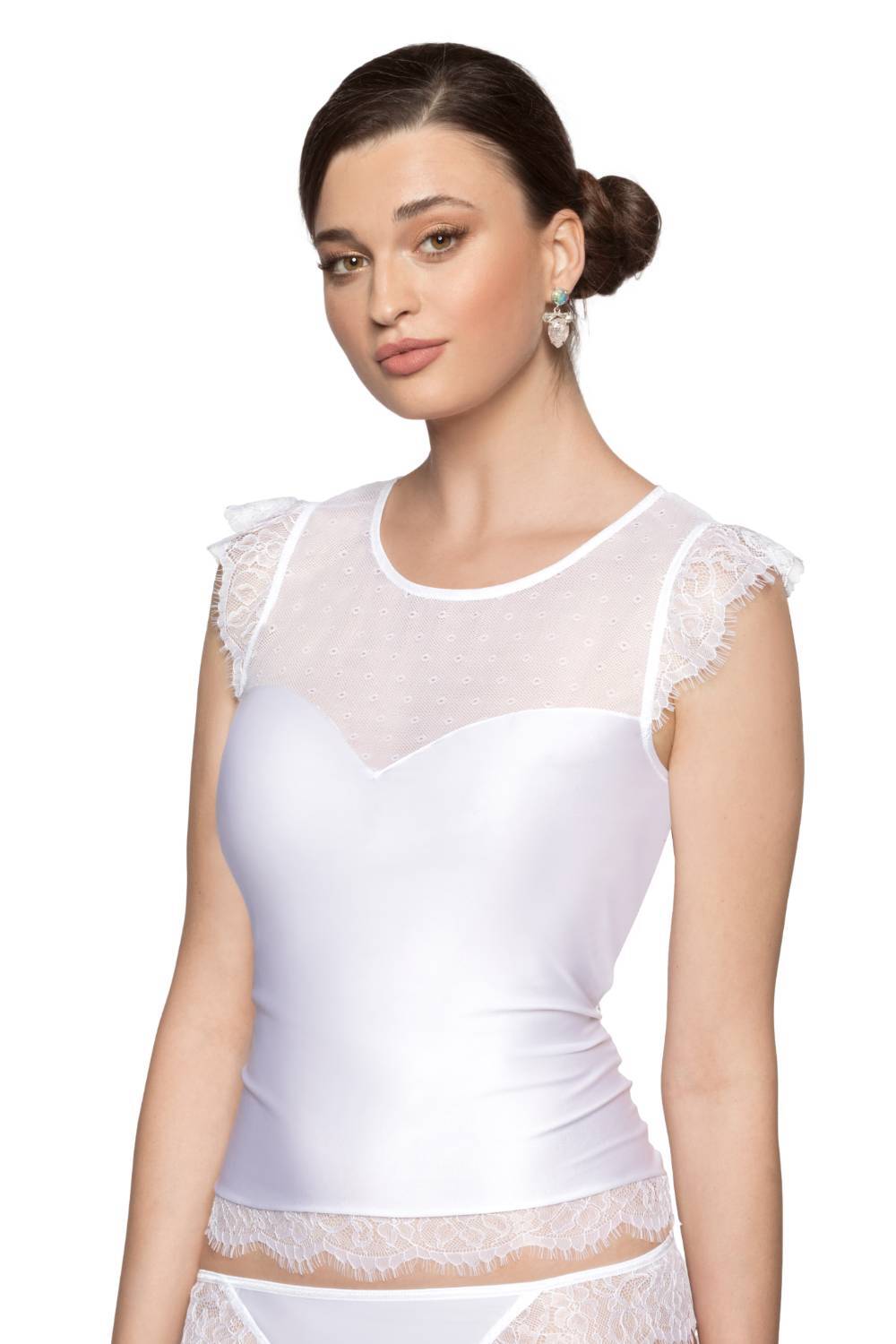 Tops Roza Erii White SHIRT