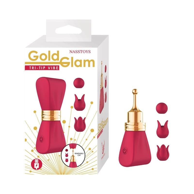 Vibes - Kits Gold Glam Tri-Tip Vibe Red