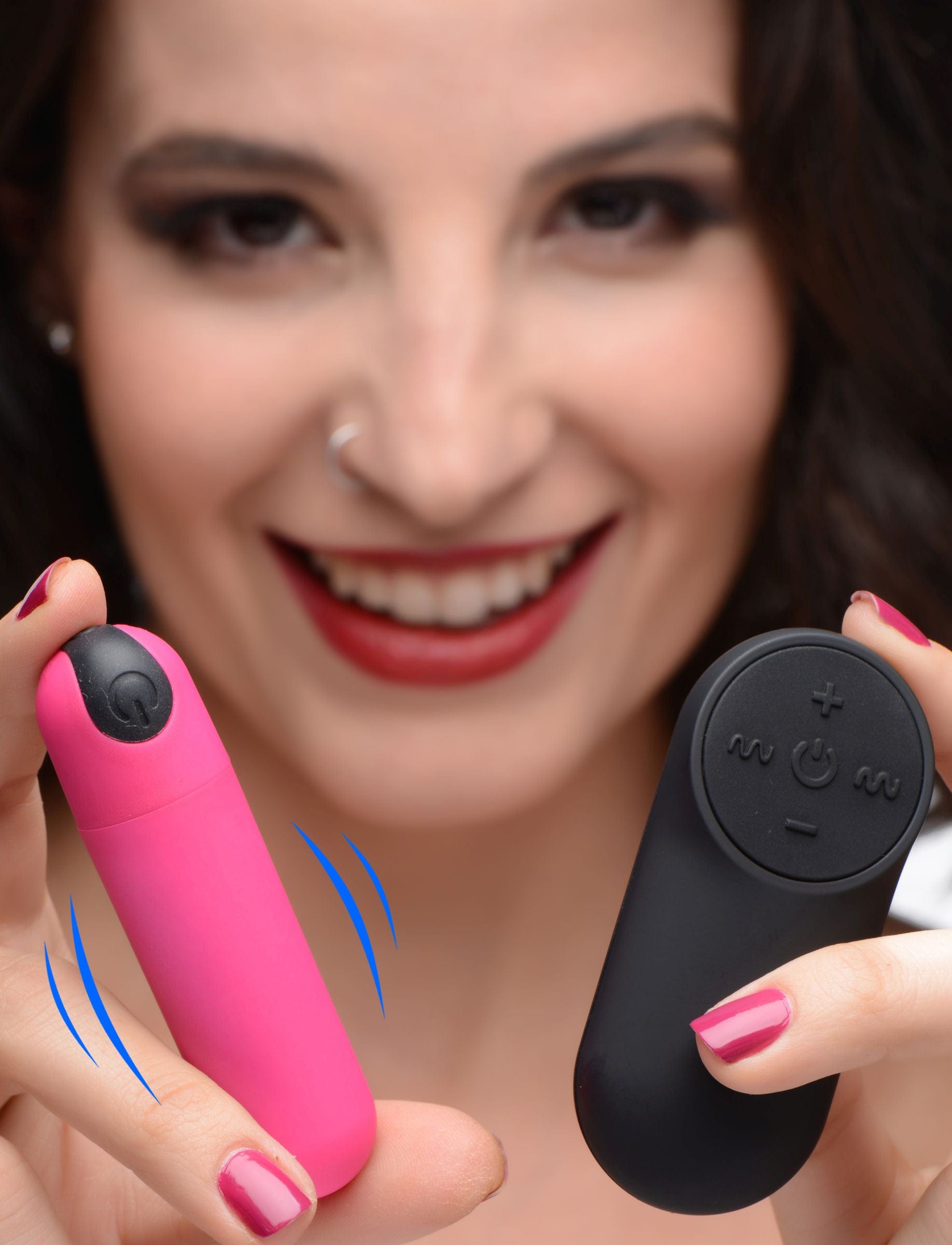 VIBRATING BULLETS & EGGS Bang! Remote-Controlled Vibrating Bullet - Pink