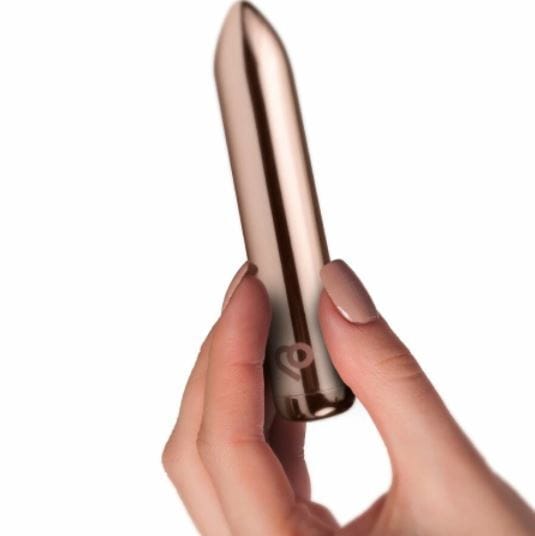 Vibrators Golden rose rechargeable bullet rose gold