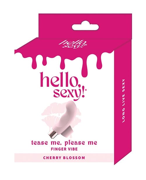 Vibrators Hello Sexy! Tease Me, Please Me Finger Vibrator - Cherry Blossom