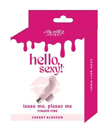 Vibrators Hello Sexy! Tease Me, Please Me Finger Vibrator - Cherry Blossom