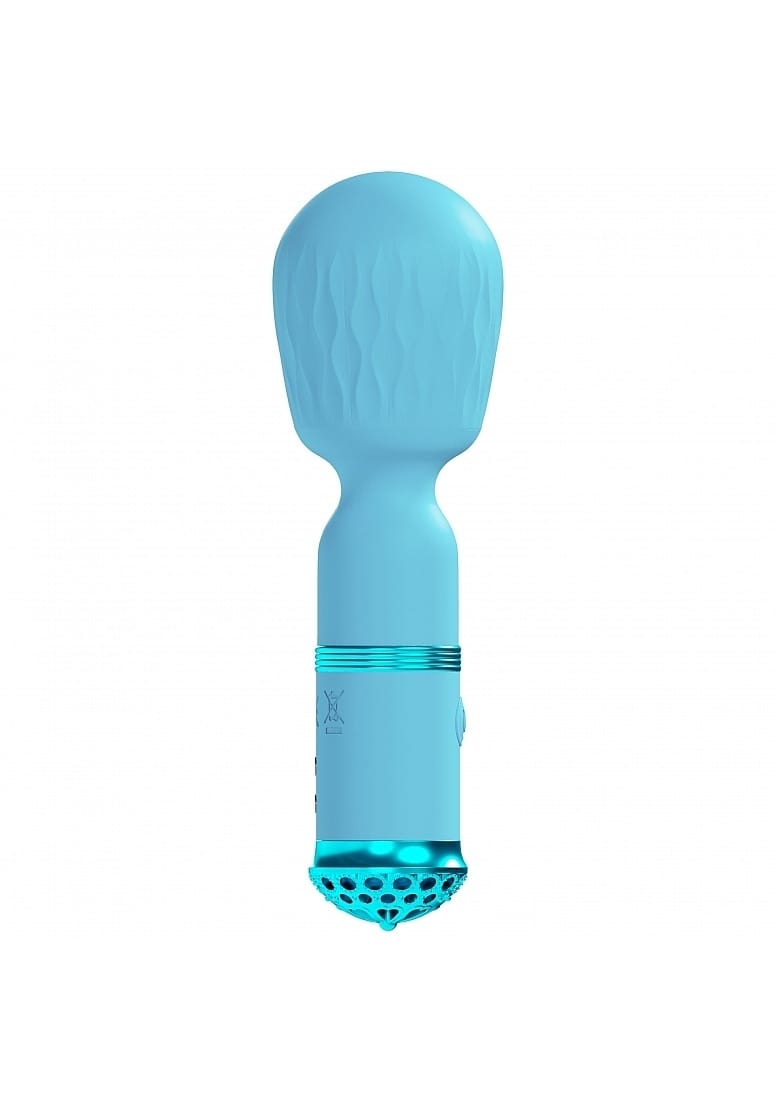 Vibrators Loveline velour mini wand blue