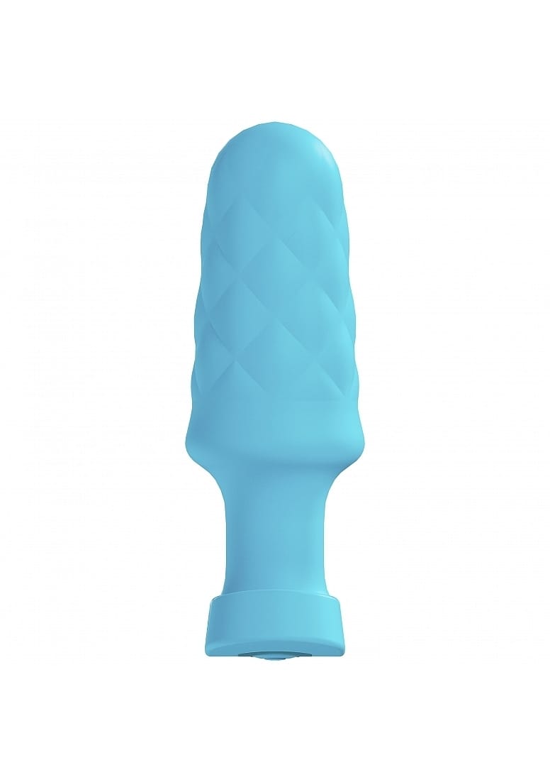 Vibrators Loveline velvet remote control vibrating blue