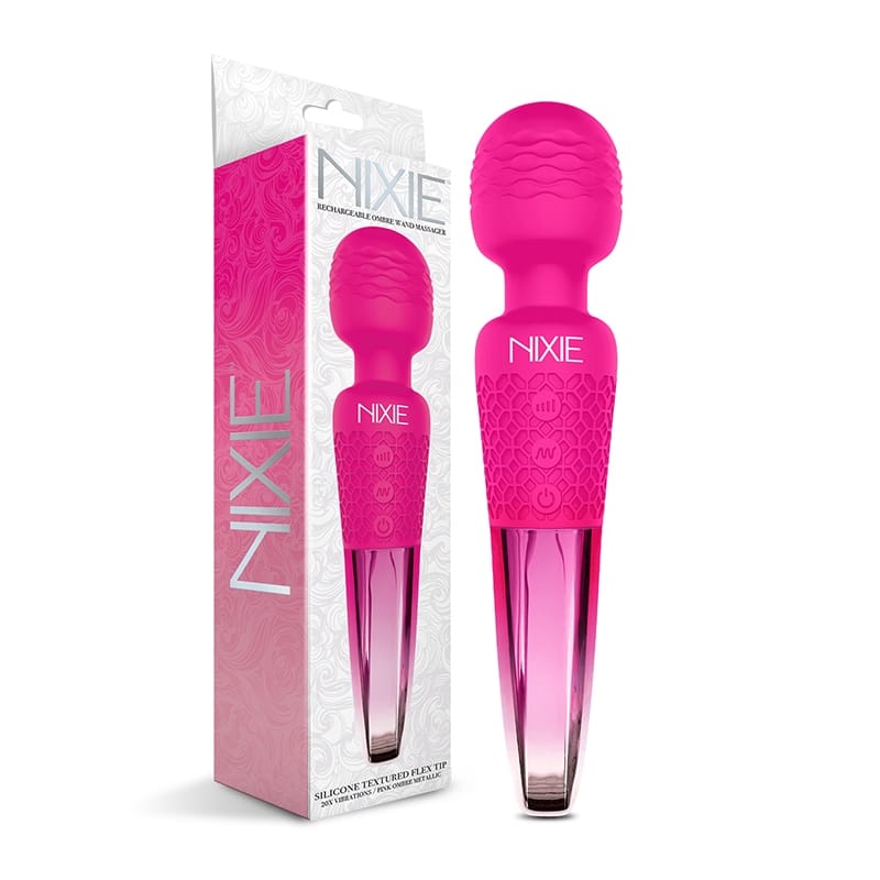 Wands - Wand Massagers Nixie Rechargeable Wand Pink Ombre Meta