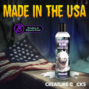 Water Based Lubricants 8oz Creature Slime Creature Cum Unscented Jizz - Lubricant - Clear