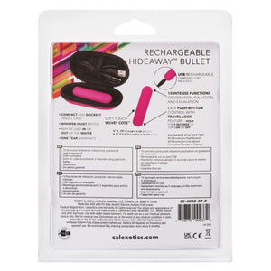 Wireless Rechargeable Hideaway Bullet - Pink