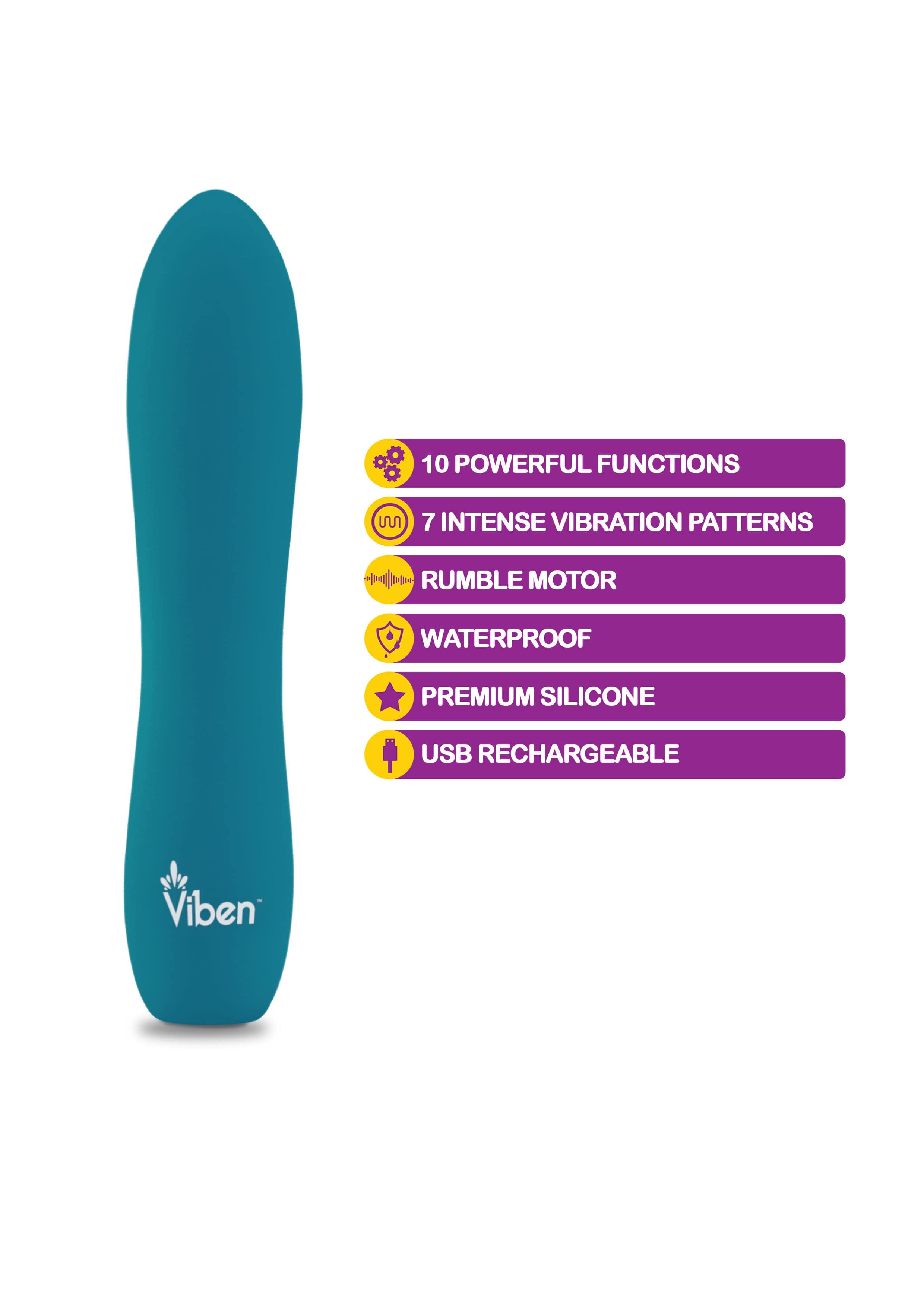 Wireless Vivacious - Ocean - Intense 10-Function Bullet