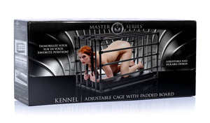 Wrist & Ankle Restraints Kennel Adjustable Cage With Padded Board
