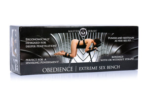 Wrist & Ankle Restraints Obedience Extreme Sex Bench With Restraint Straps