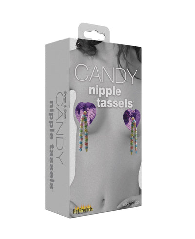 Candy Nipple Tassels – Edible Heart Pasties, 2.1 oz