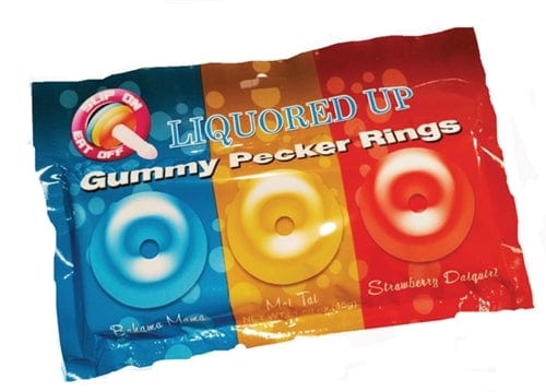 X-Rated Candy Liquored Up Gummy Pecker Rings