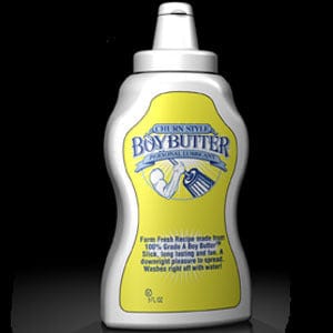 ANAL LUBES, LOTIONS, SPRAYS & CREAMS Boy Butter 9oz Squeeze Bottle